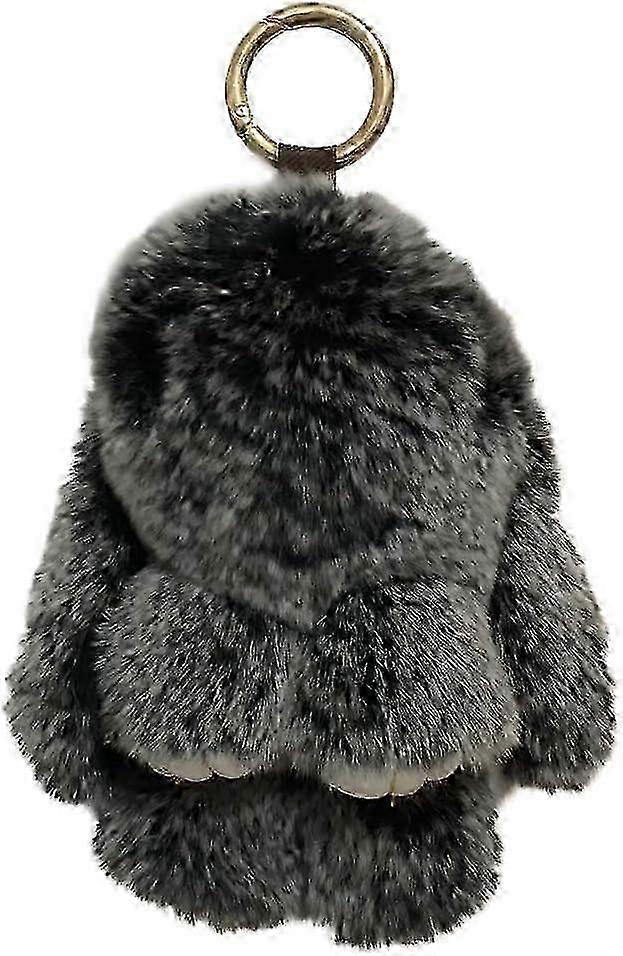 Cute Bunny Keychain Rabbit Fur Car Handbag Keyring