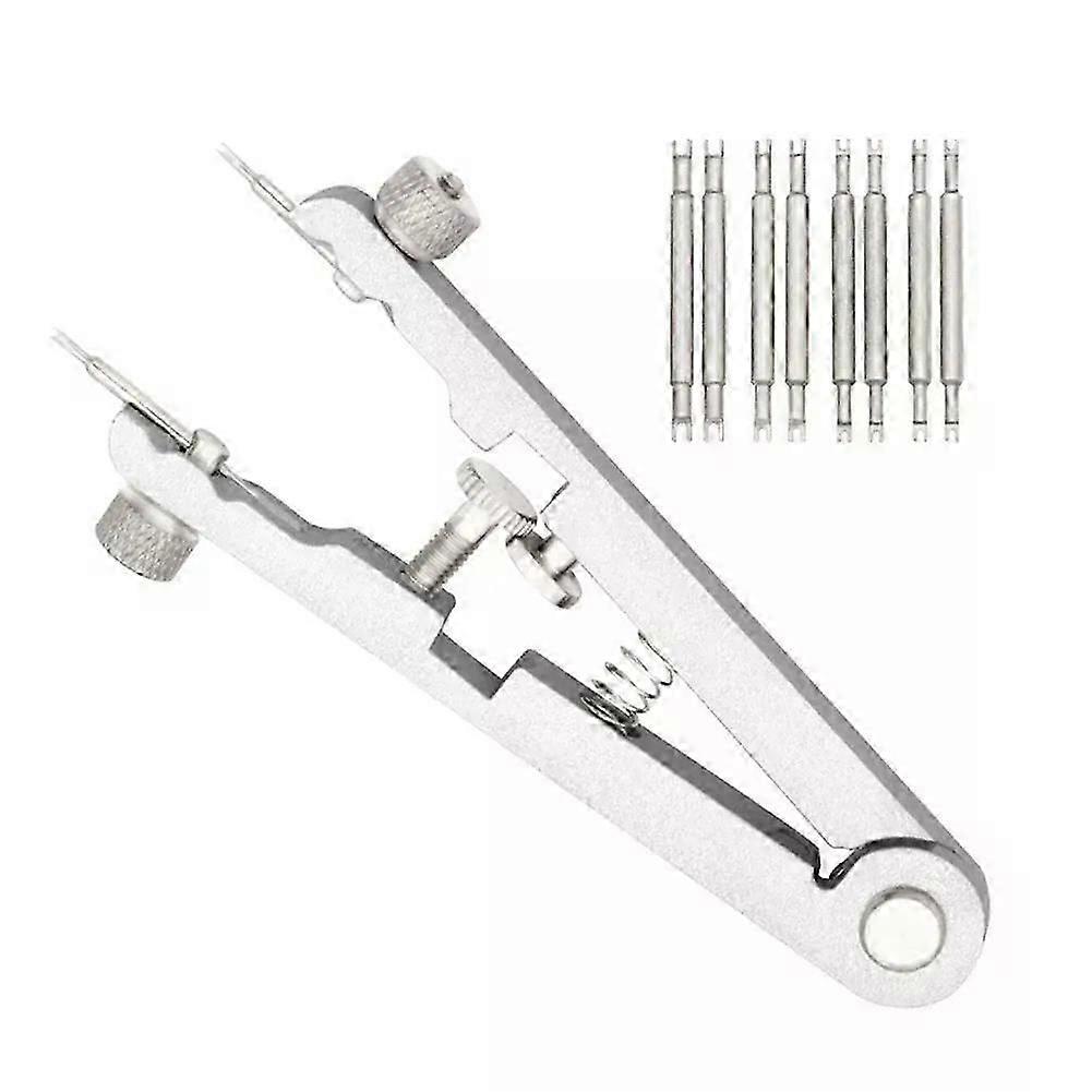 For Watch Maintenance Tweezers For Adjustment Spring Bar Tool Adjustable Watch Plier Kit Clock Strap Replacement