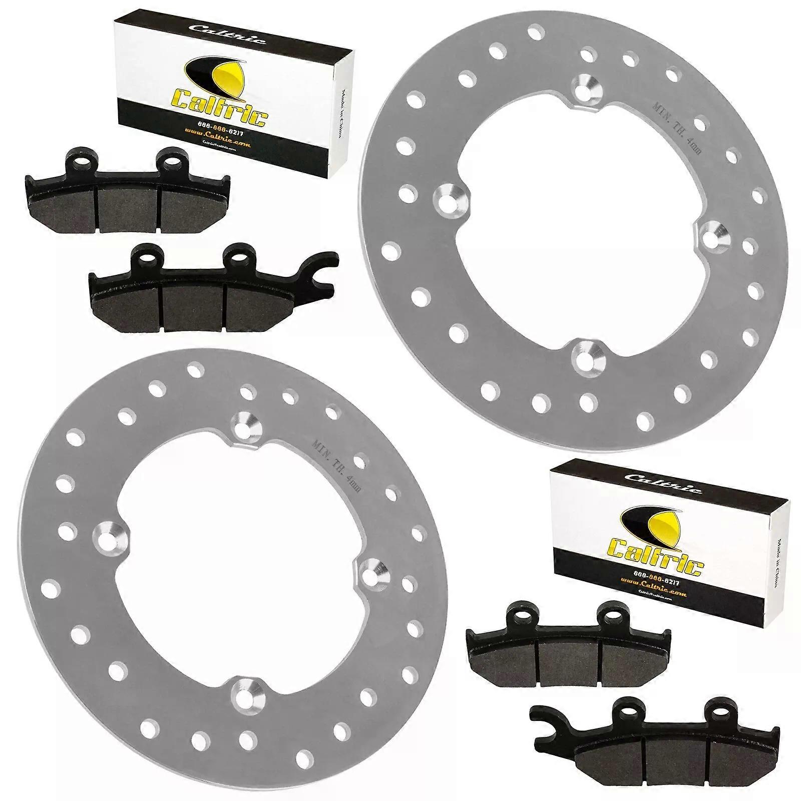 Front L/R Brake Discs & Pads for Can-Am Commander 1000R / Max 800R 2018-2020 NO.33776