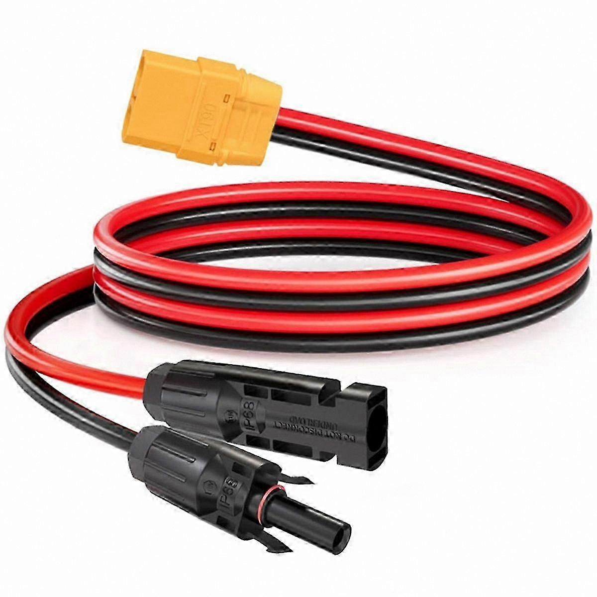 Adaptérový kabel XT90 (samice) na 10AWG pro solární panely, 1 m