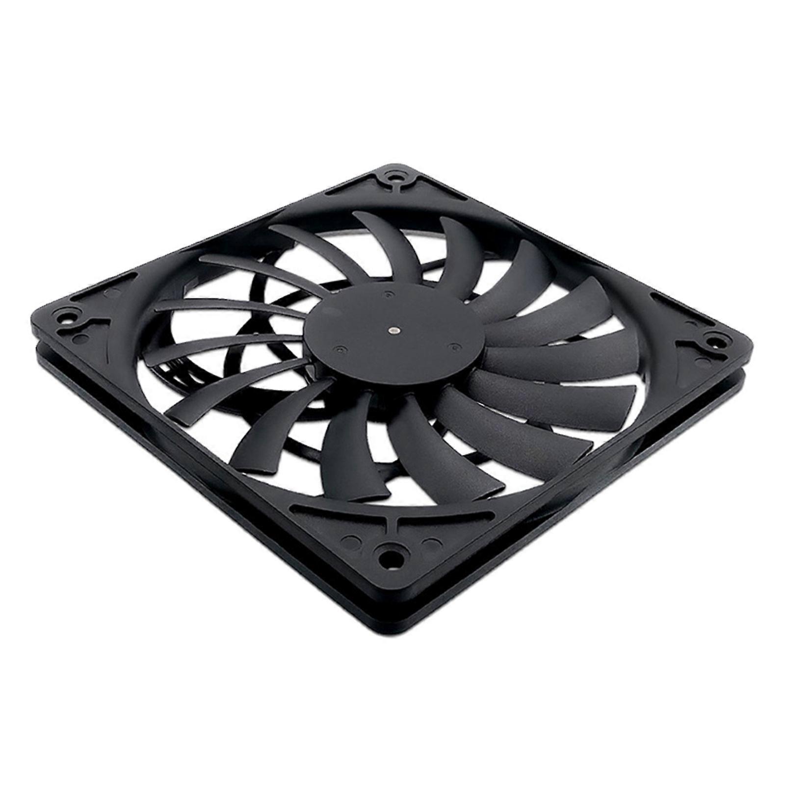 Slim 120x120x12mm 12V 0.20A 1400RPM Computer Cooling Fan with High Airflow and Low Noise Level Multicolor