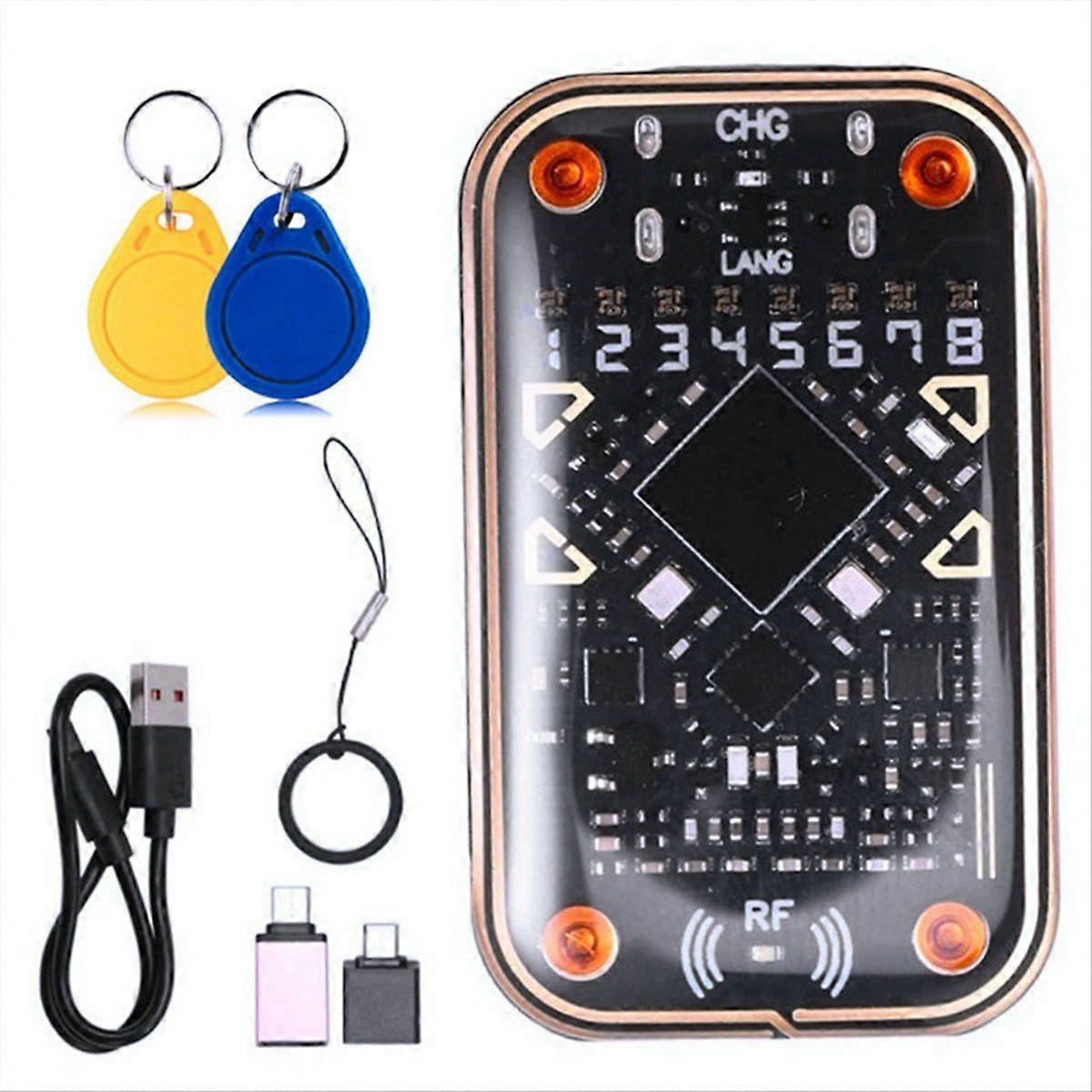 Chameleon V2.0 RFID Smart Chip Reader Restart Emulátor čipové karty 125K 13.56M IC ID Dekódování NFC Dupl