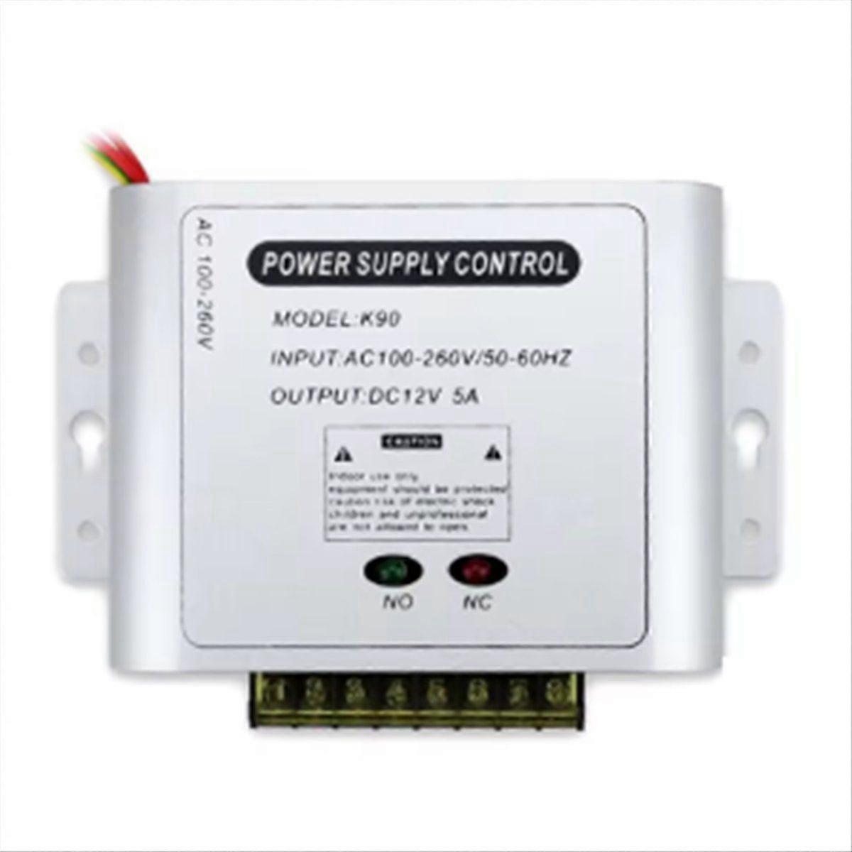 Mini AC 100-260V Access Control Power Supply Controller DC 12V 5A Access Control Time Delay Power A