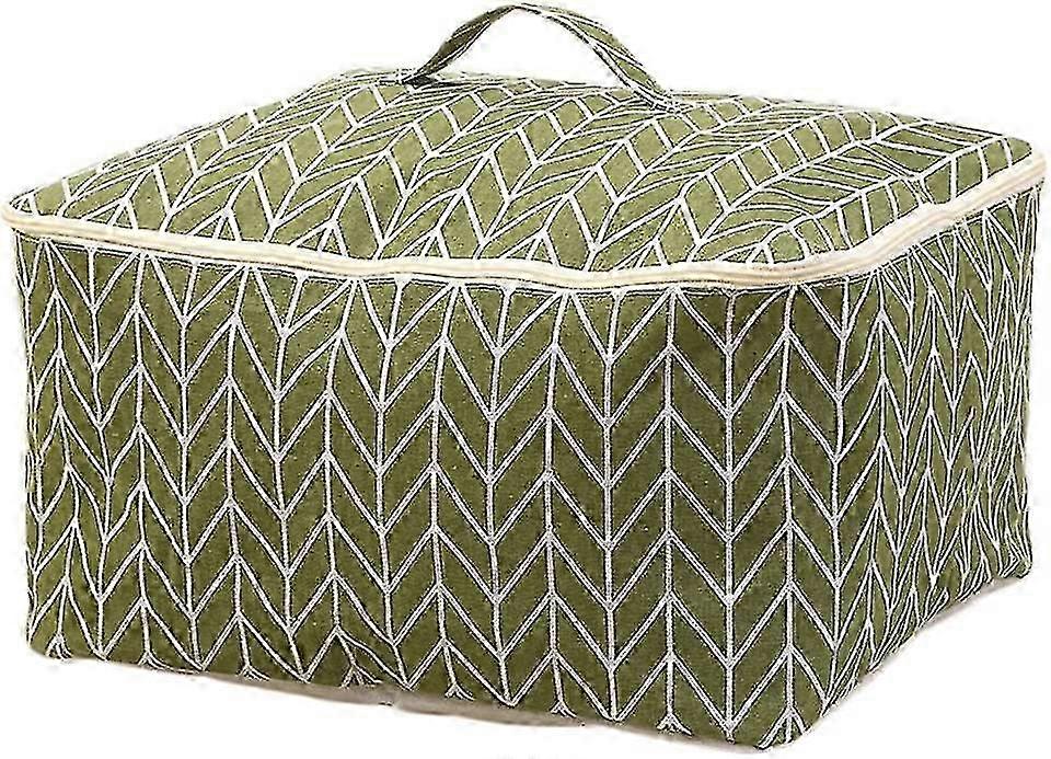 Large Linen Storage Bag - Durable, Dustproof, For Storing Clothes, Blankets, Toys-mxbc