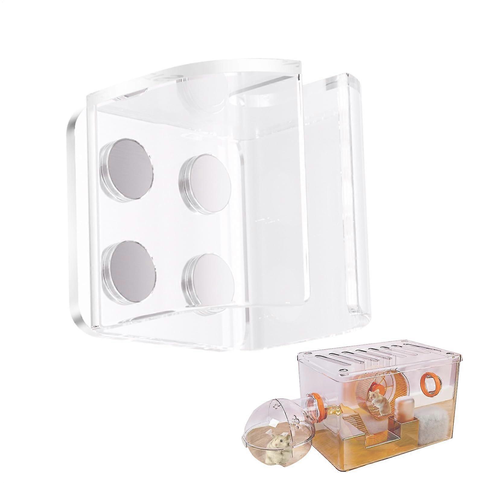 Magnetic Water Bottle Holder Bracket Adjustable Mounting Base Non Drip Secure Small Pet Accessory For Hamsters