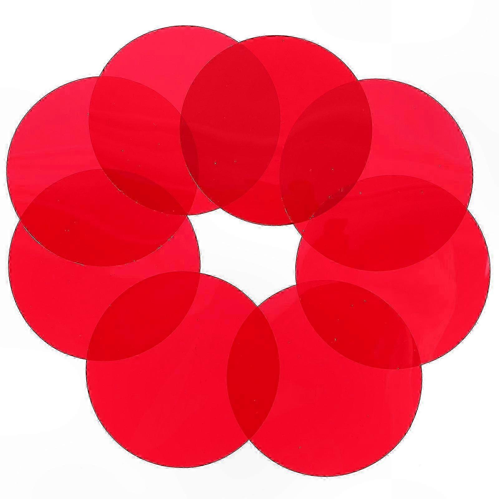 10Pcs PET Light Films for Spot Lamp, Multi-Colored Sunset Effect Lighting Enhancement, Ambiance Creation Accessory