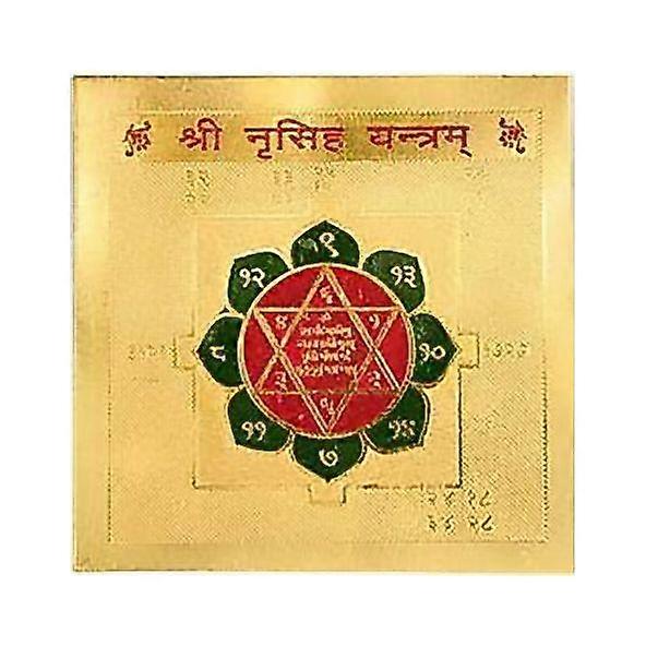 Narasimha Yantra: from all kinds of negative energy, Narasimha (Narsingh) Yantra, Maa Padma Farms Astadhatu