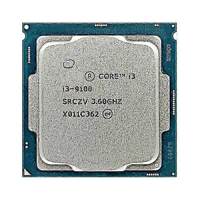 Core i3-9100 CPU - Socket LGA 1151 4 Cores 4 Threads 3.6GHz 6MB L3 Cache 62W.