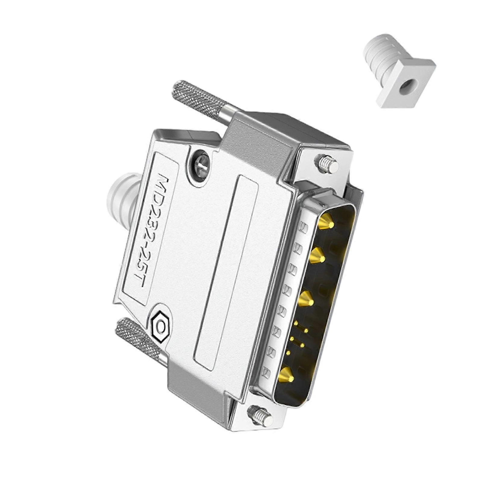 Mixed D-Sub Connector 30Amp - 9W4 Male/Female 5+4 Pin Power Mixed Contact PCB Mount Lock for Stability Multicolor