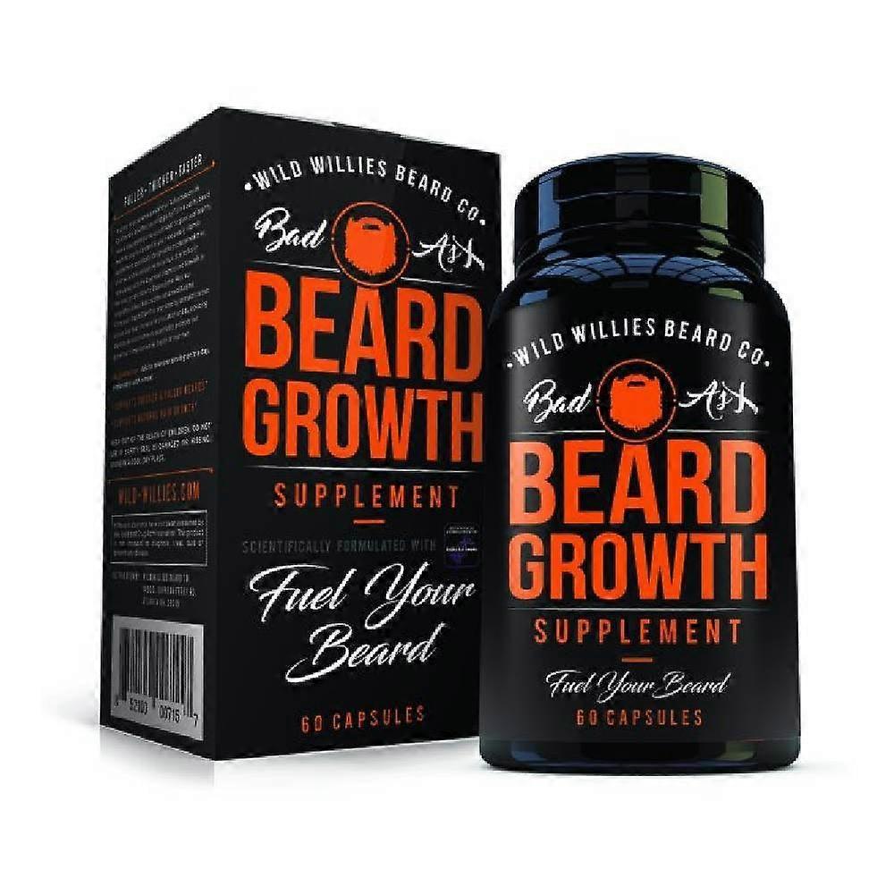 Wild Willies Beard Growth Supplement, 60 Ea