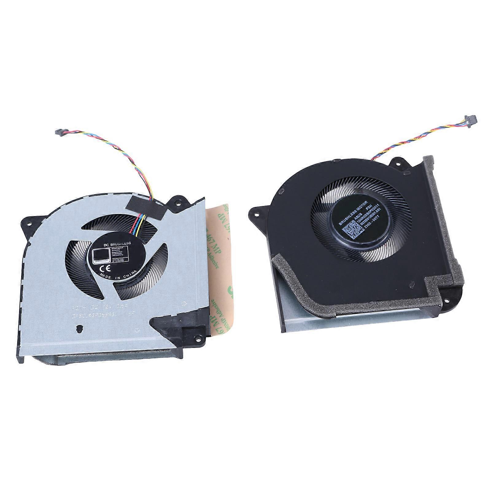 Professional Gaming Notebook Cooling Fan Precise Engineered For G733CW 9x9cm Metal Fan Brushless Motor Quiet Multicolor