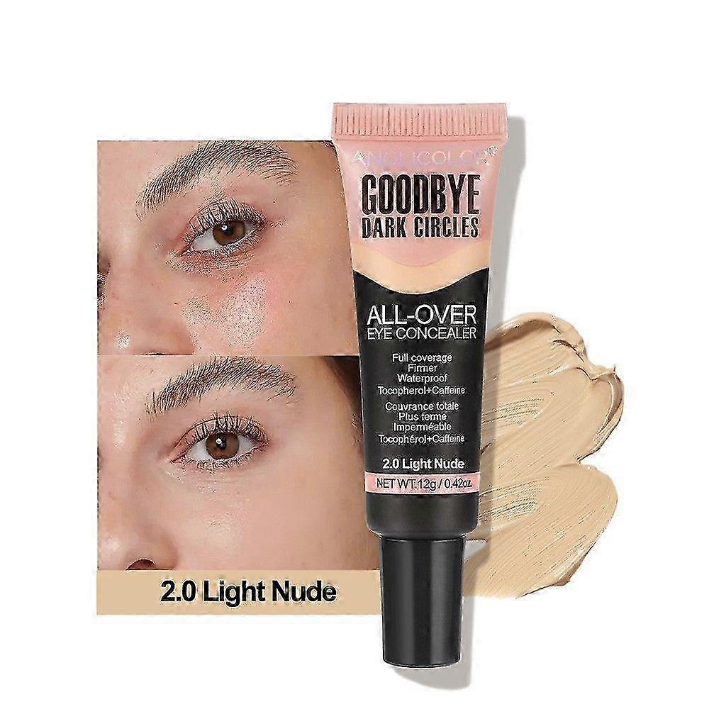 25-26 Liquid Concealer, Eye Concealer Full Coverage for Dark Circles, Waterproof Long-Lasting, Lightweight, Hydrating Color Correcting, Vegan & Cruelt