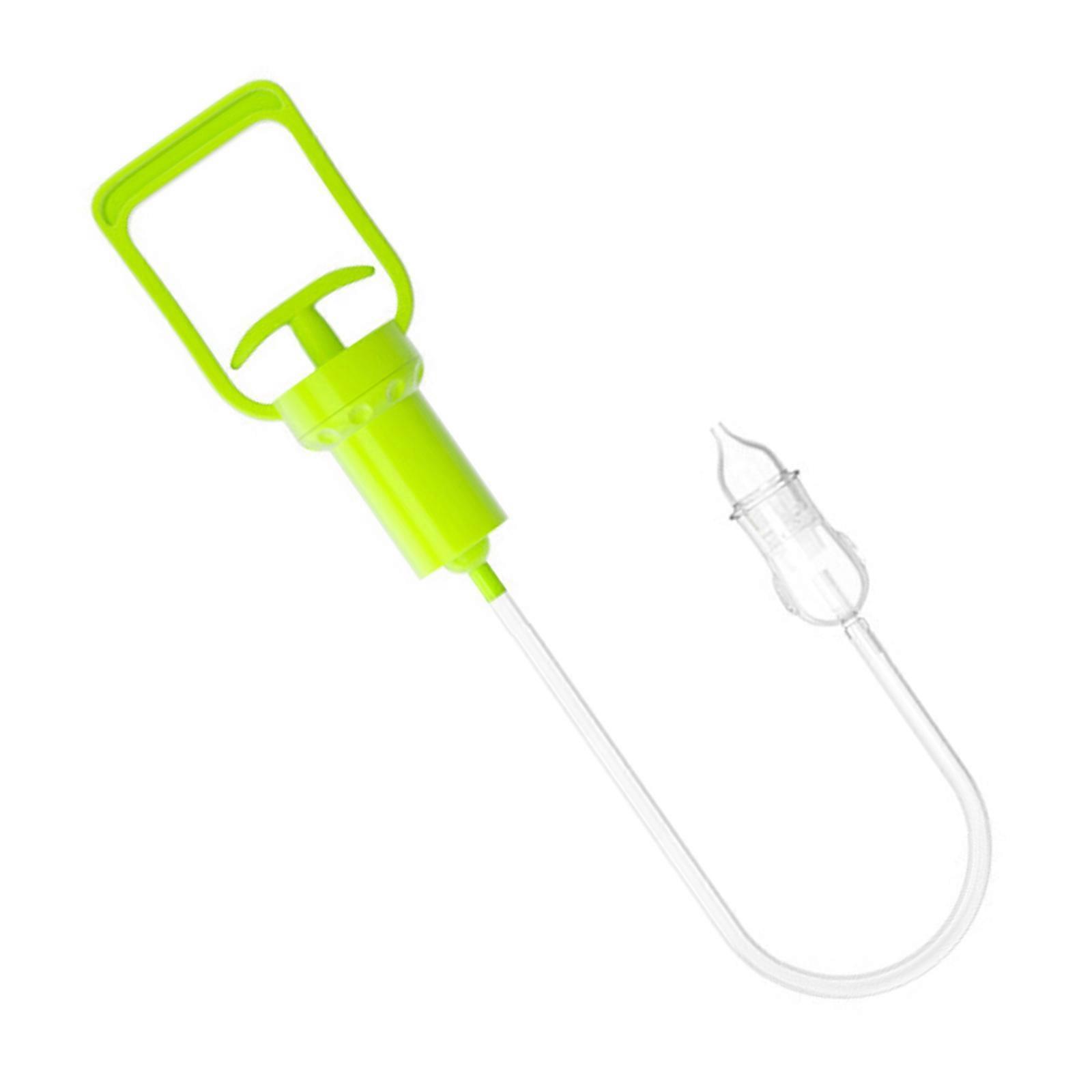 Newborns Nasal Hygiene Kit Manual Suction Regulator Silicone PP Construction Easy Disassembly For Nighttime Use Multicolor