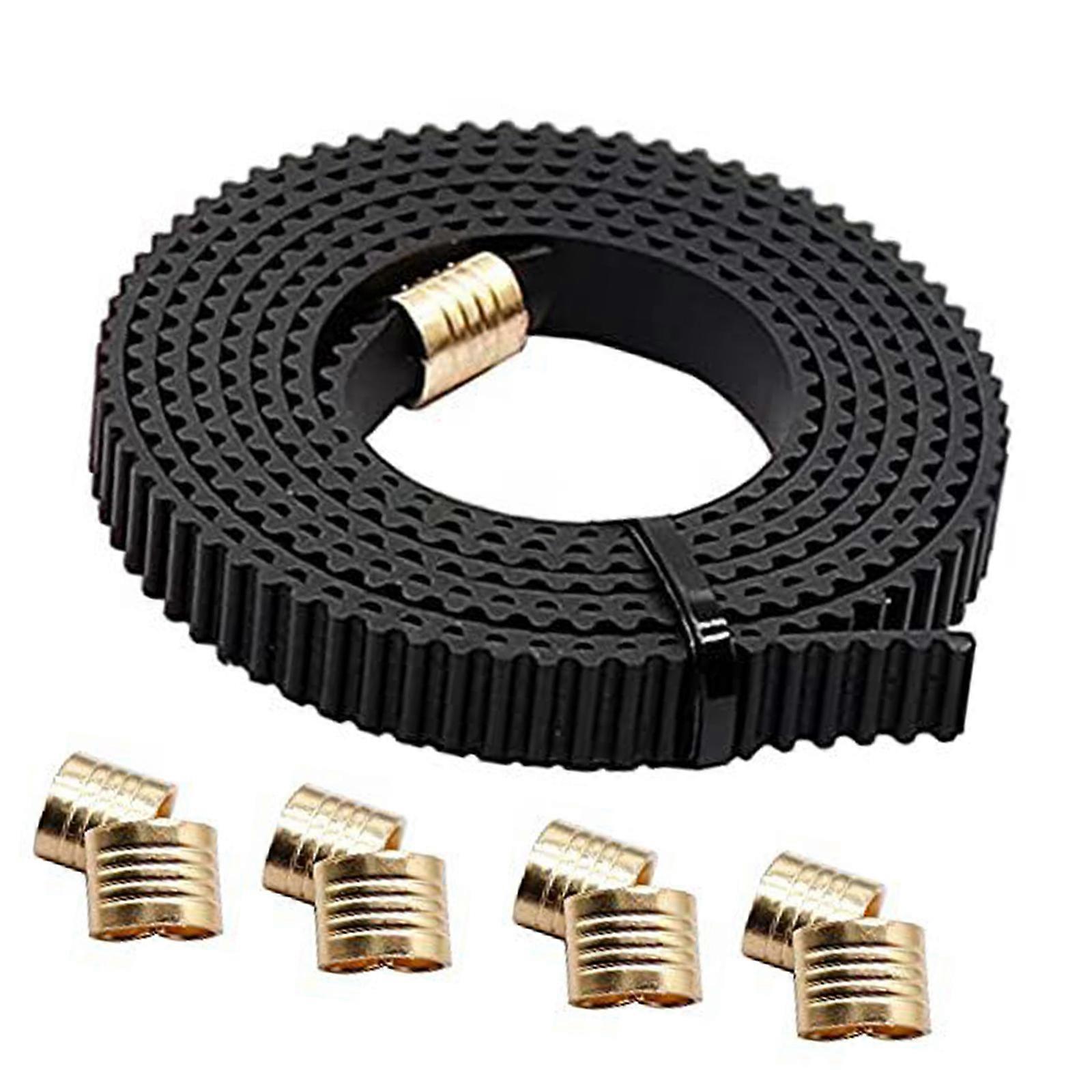 Upgraded 6mm Synchronous Belt for Ender3 Printers Secure Copper Buckle Design Long Silicone Material Multicolor