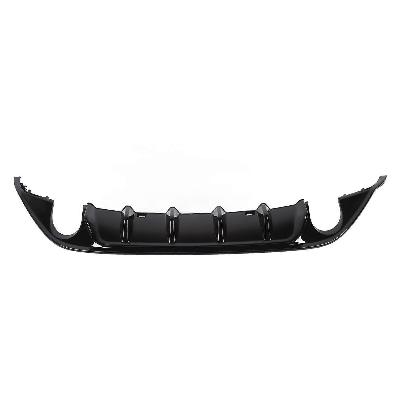 Gloss Black TCR Rear Bumper Diffuser Valance Sporty Style For MK7 Pre‑Facelift 2013 to 2016