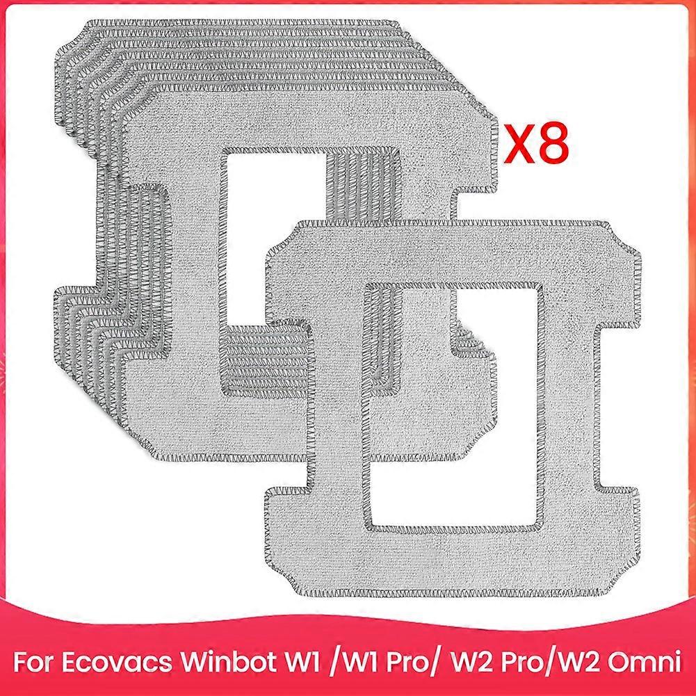 Cleaning Pads for Ecovacs Winbot W1 / W1 Pro / W2 Pro / W2 Omni Window Cleaning Robots,Washable Replacement Cloth