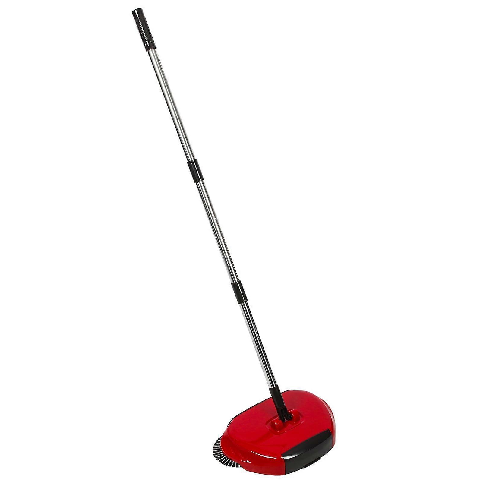 Sweeper Broom Dustpan with Rotating Mop and Trash Bin for Easy Floor Cleaning at Home