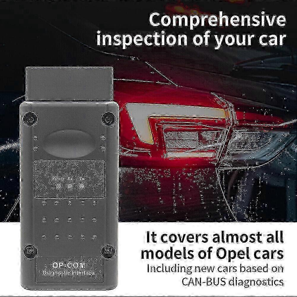 e OPEL OP COM Vauxhall OBD2 Diagnostic Code Reader Scanner Tool OPCOM
