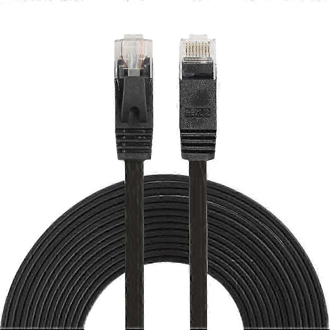 5m CAT6 Ultra-thin Flat Ethernet Cable, RJ45 LAN Patch Cable for Network