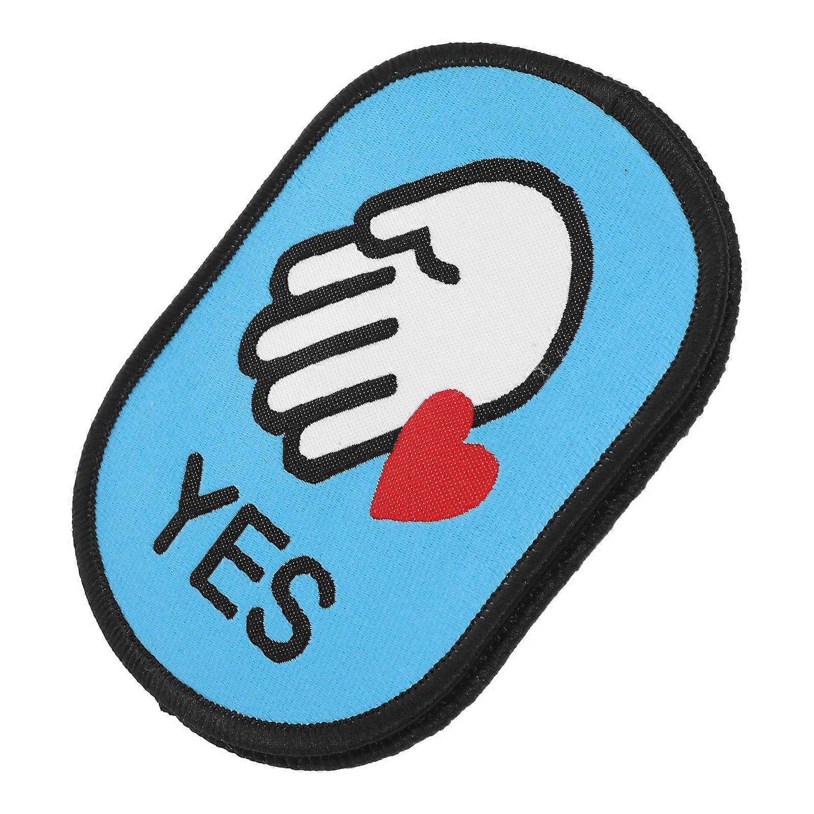 Pet Leash Sticker for Outdoor Use with Friendly Notice Patch