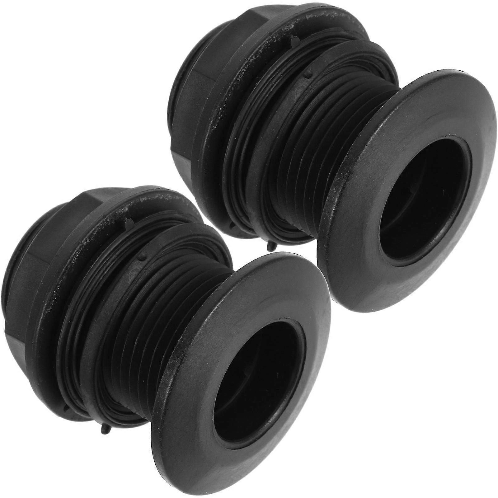 Garden Hose Bulkhead Fitting for Rain Barrels with Easy Installation 2Pcs