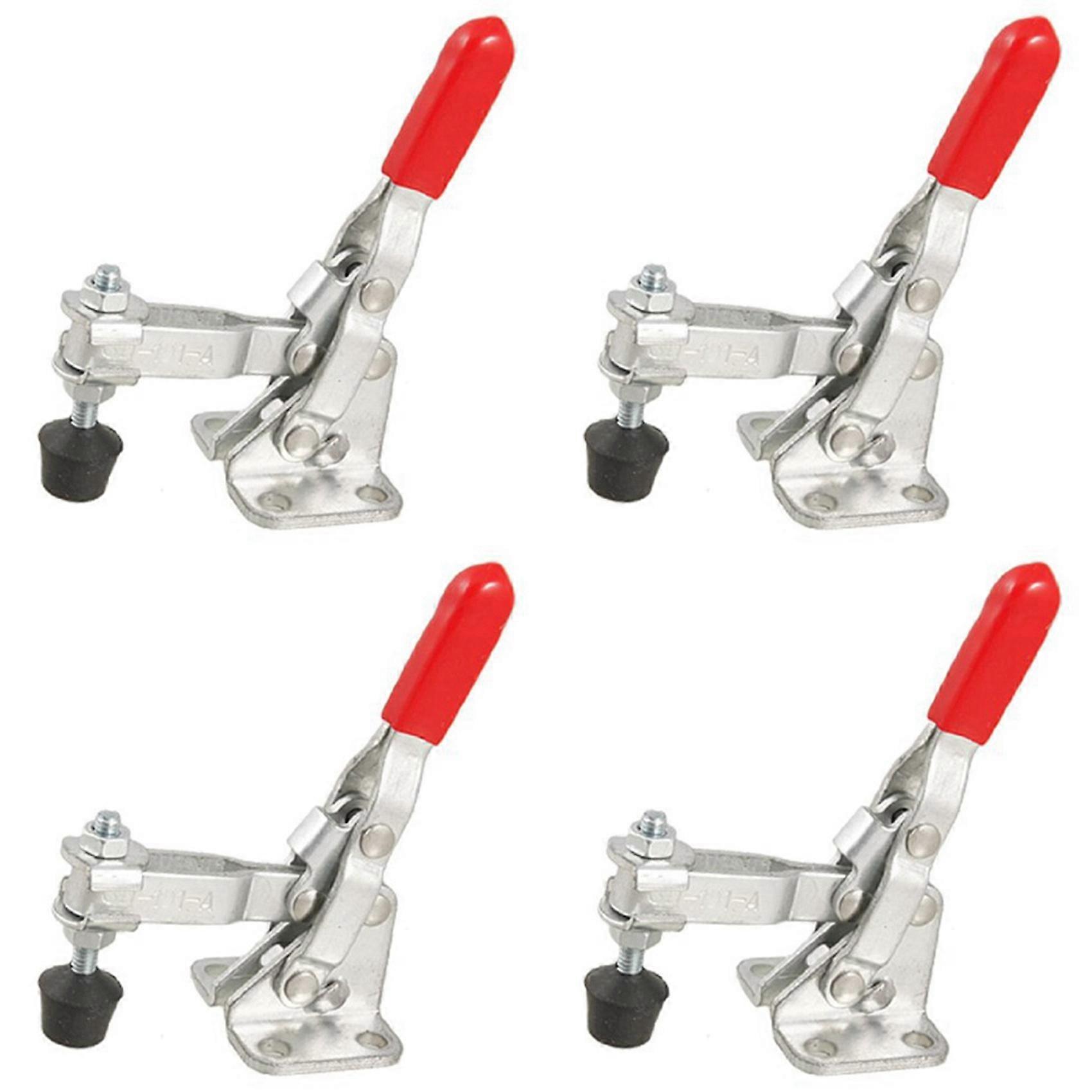 4X 101A 50Kg 110 Lbs Holding Capacity Red Straight Handle Vertical Toggle Clamp