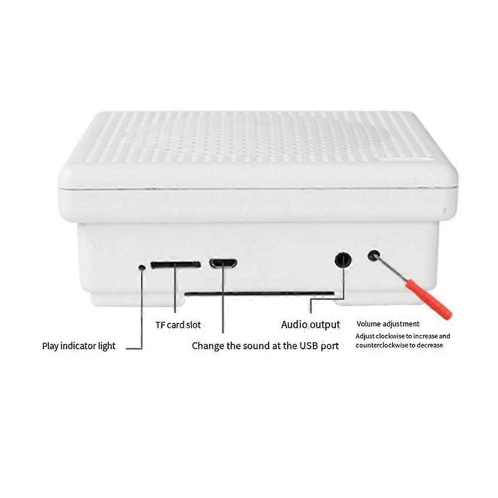 Triggerable Audio Player with 4 Input Channels Programmable 4 Button Triggered MP3 Player Wall Mount Speaker