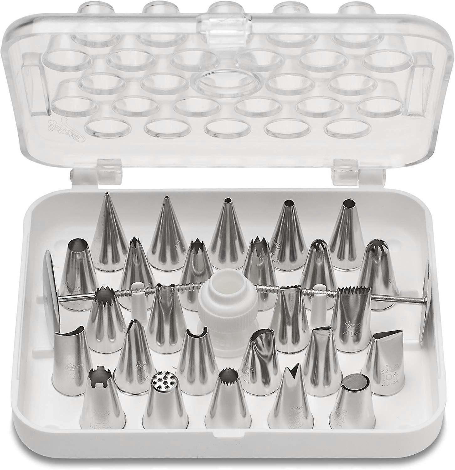 Ateco 782 Cake Decorating Set, 29 Piece, Plastic