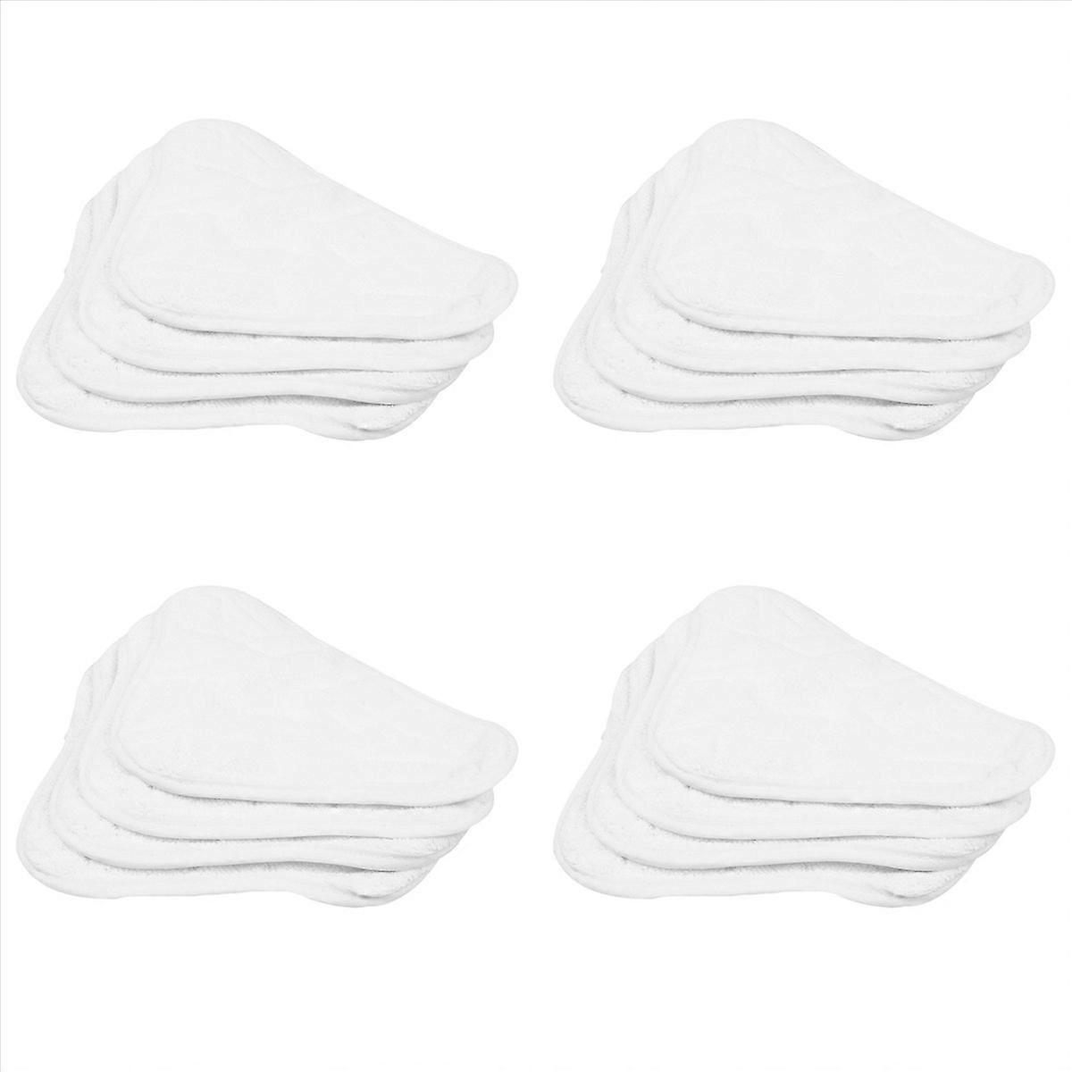  4pcs Replacement Pads Steam Mop Washable Microfibre Pads
