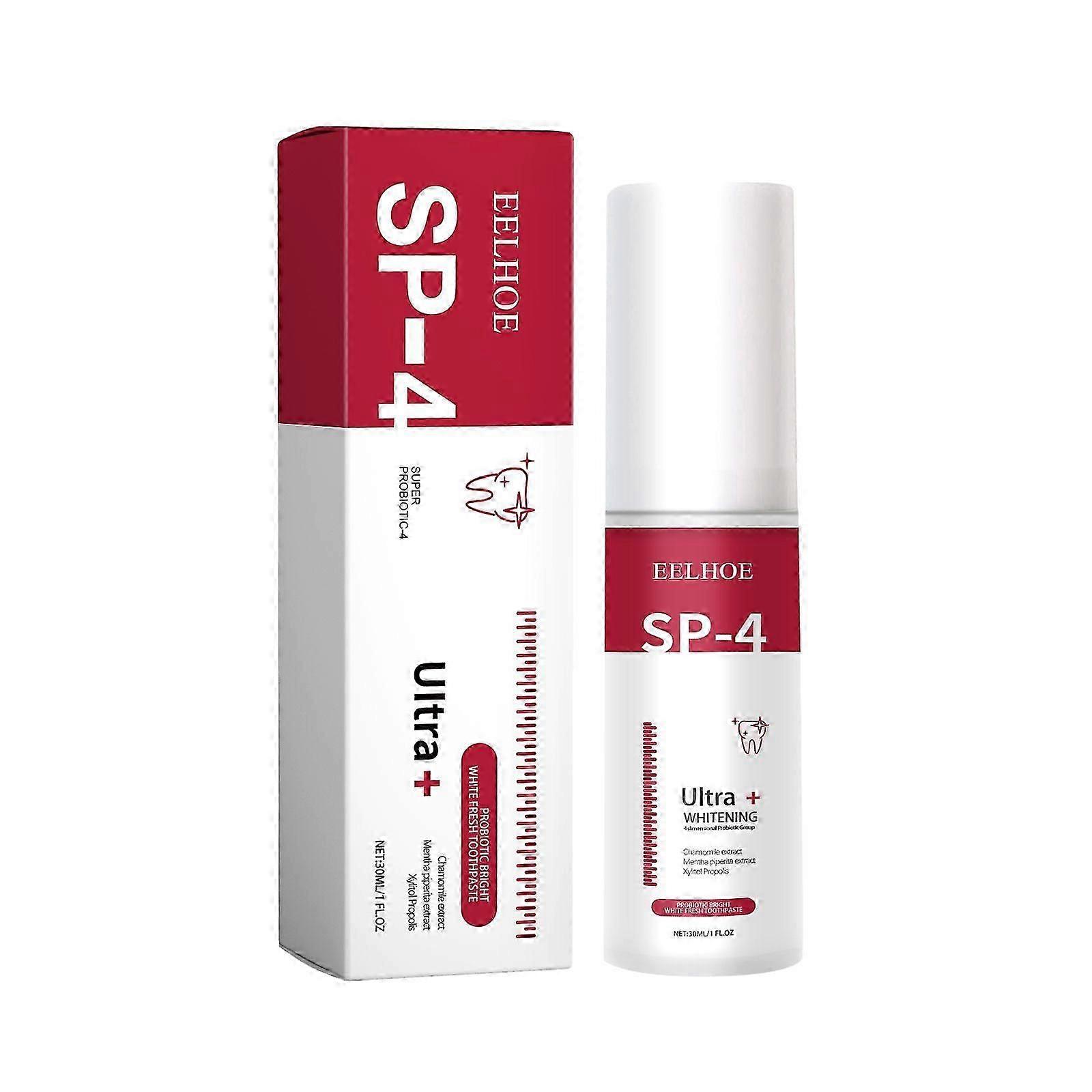 Probiotic Whitening Toothpaste effectively removes surface stains and pigments