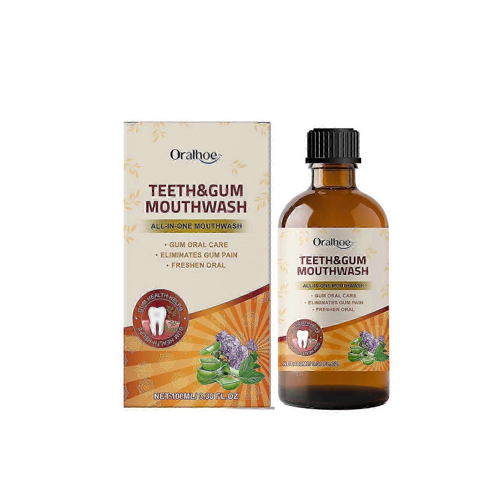 herbal mouthwash contains aloe vera extract, lemon extract