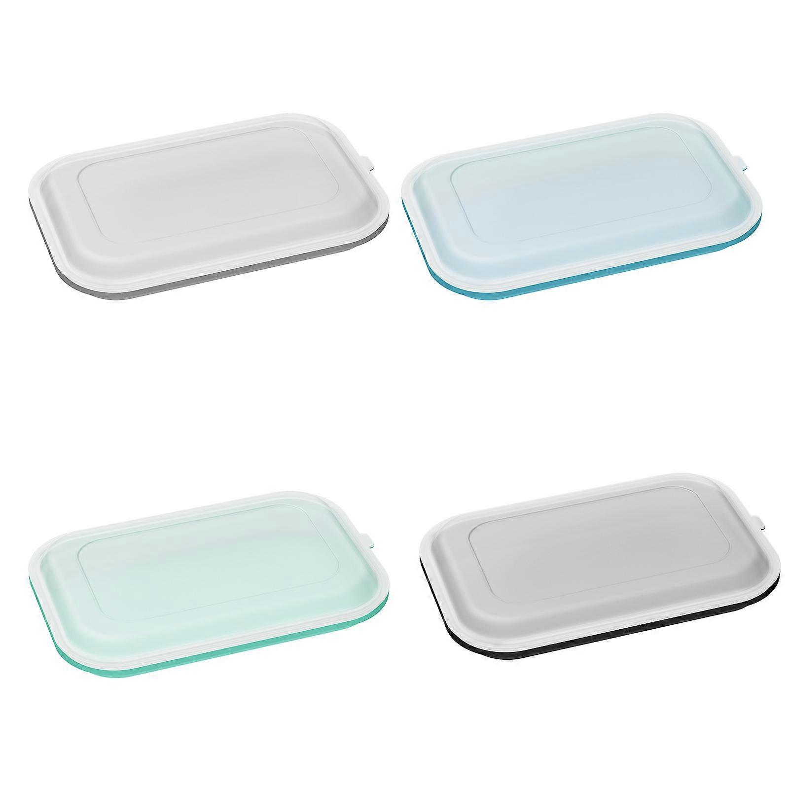 Refrigerator Food Container Transparent Stackable Fridge Storage Bin Kitchen Storage Solution for Small Spaces  4 colors