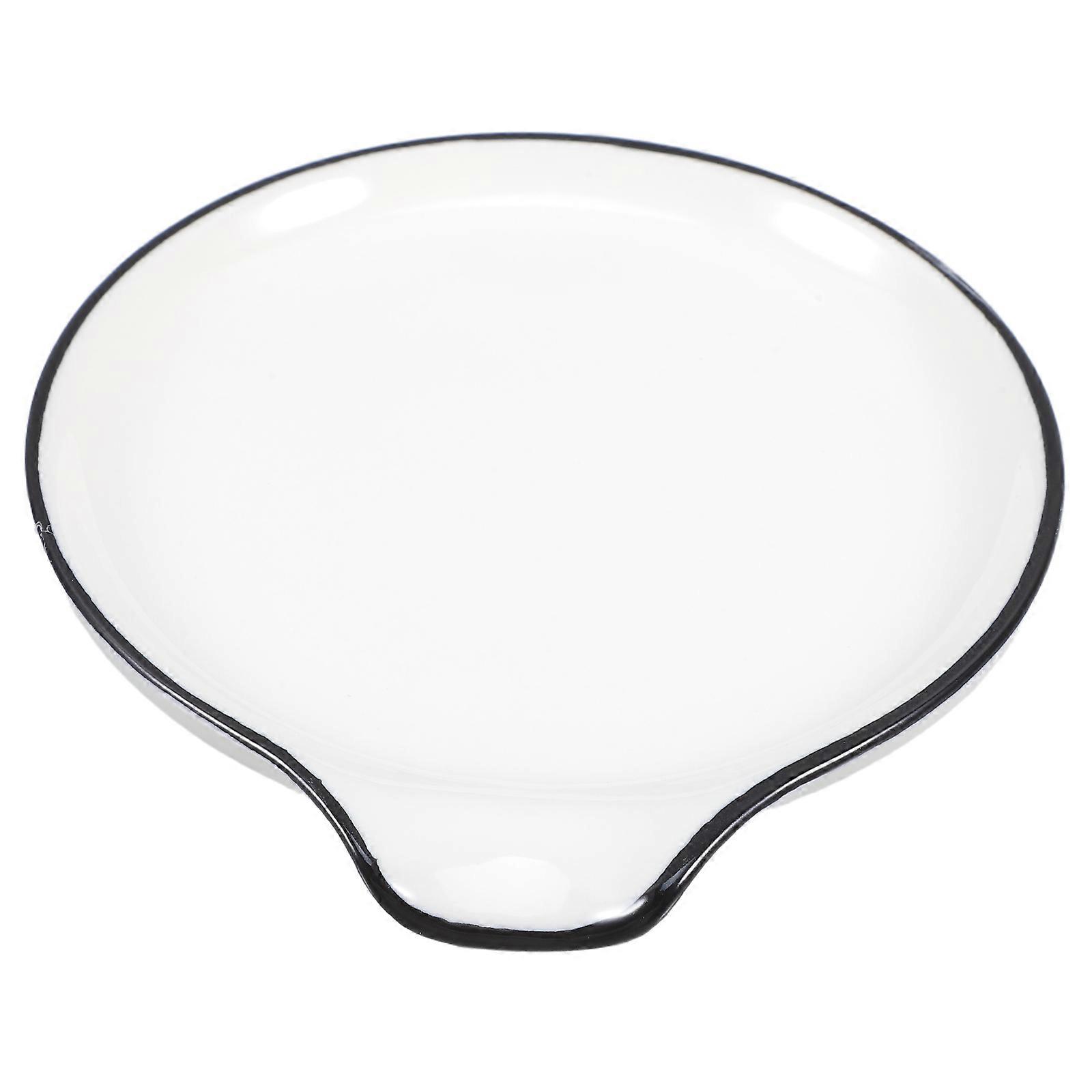 Ceramic Spoon Rest for Kitchen Utensil Holder with Elegant Design