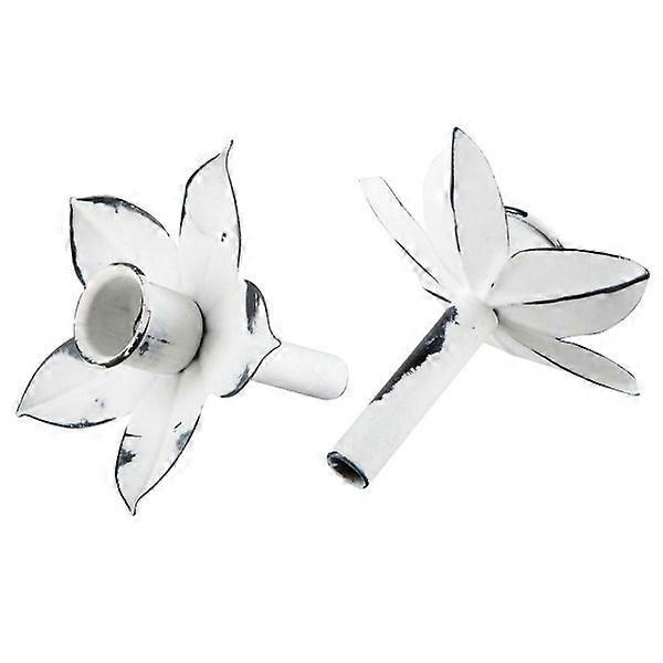 Candle holder for bottle 4-pack White