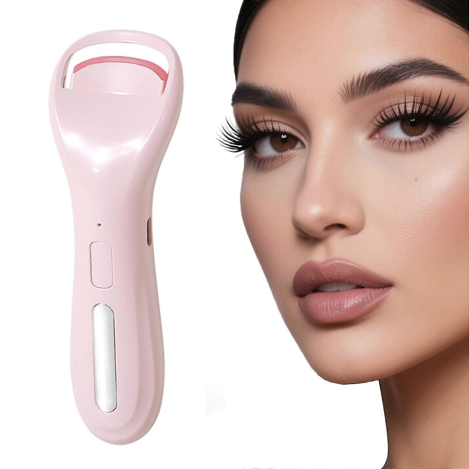 Heated Eyelash Curler Rechargeable Electric Dual Arc Design with 3 Temperature Modes and Rapid Heating