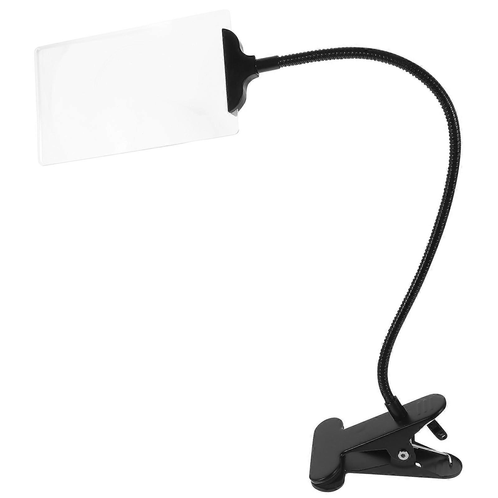 Reading Magnifier Magnifying Tool with Stand 2Pcs Transparent Plastic