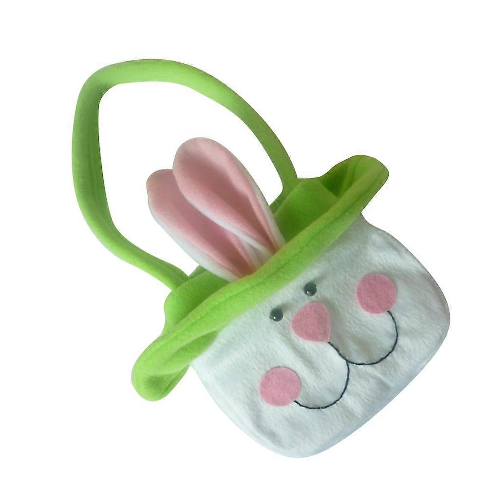 Candy Storage Bag Easter Rabbit Style for Party Use 3Pcs Green