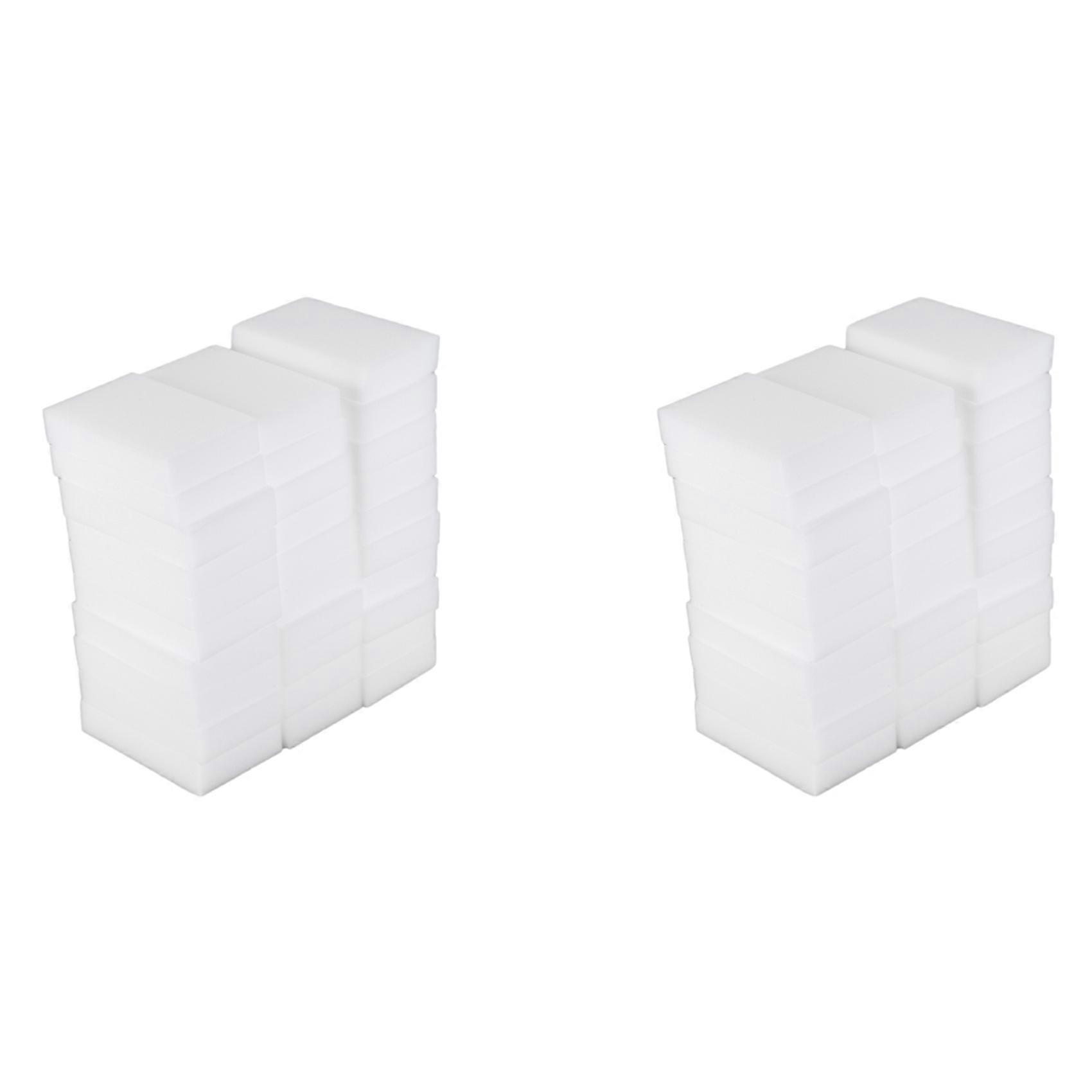 60X Magic Cleaning Sponge Eraser Melamine Cleaner Multifunction White