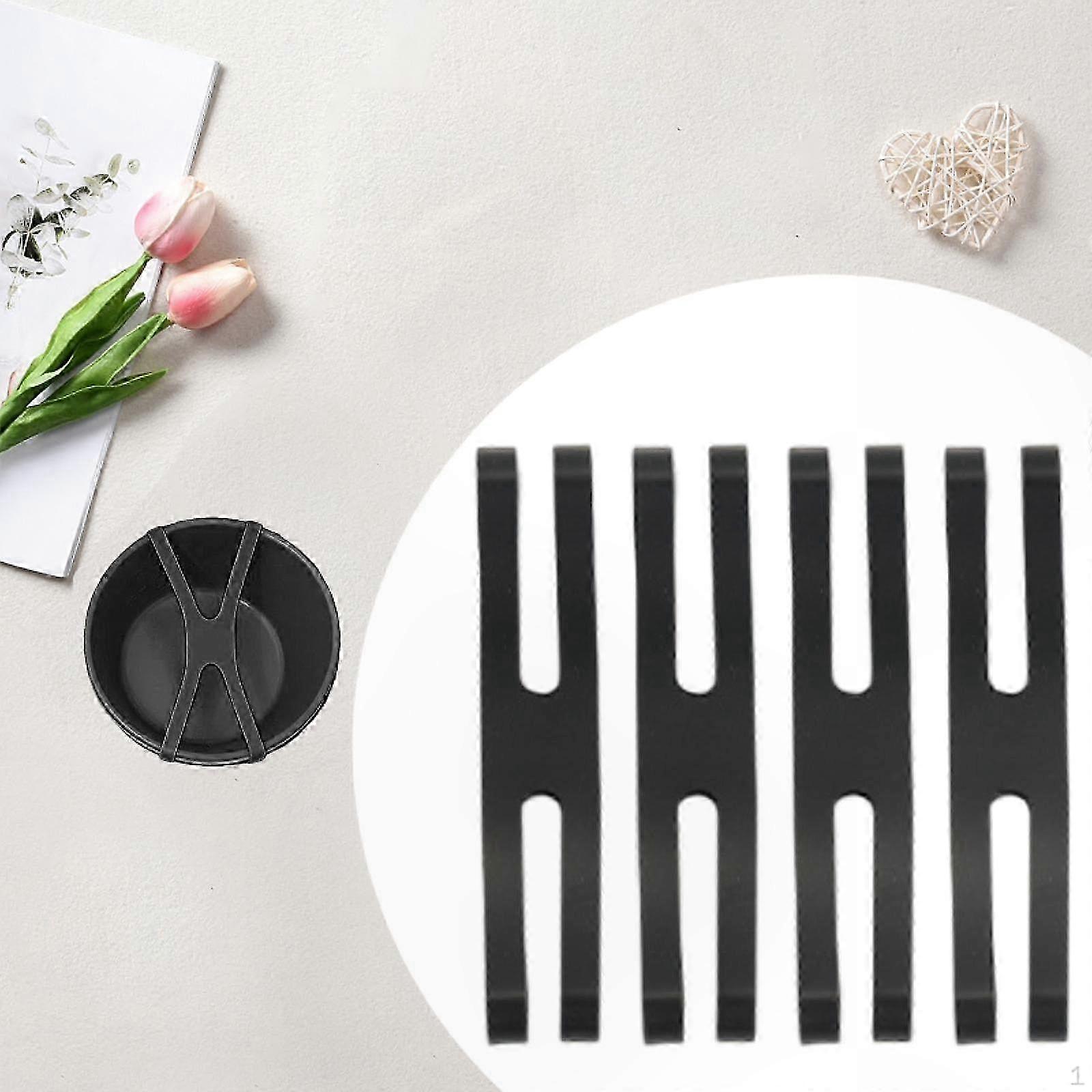 4-Pack Silicone Bands for Securing Plates and Outdoor Activities