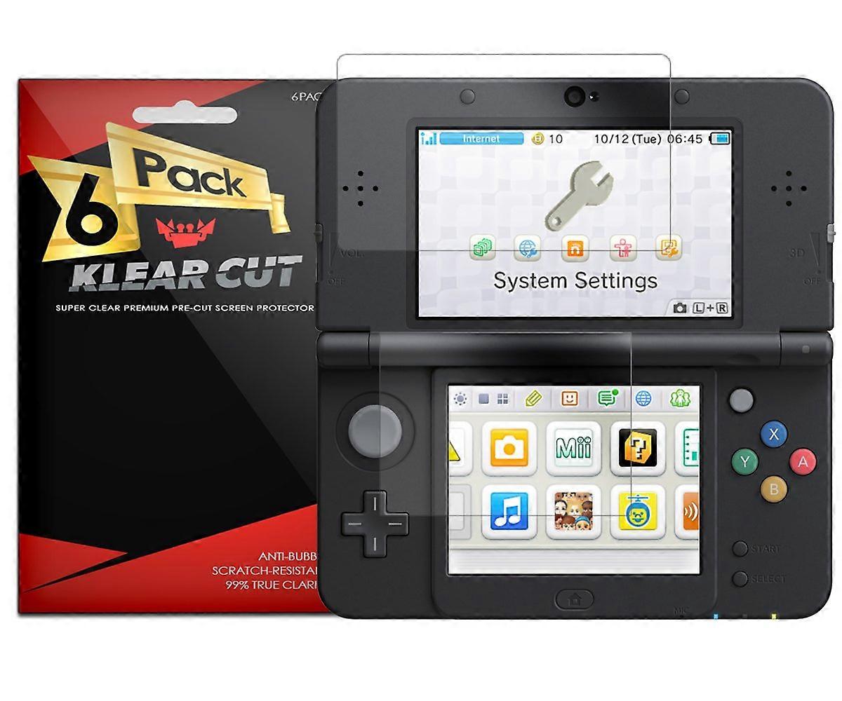 6Pack Ultra Clear Screen Protector for Nintendo 3DS Standard Version 2015 AntiScratch AntiFingerprint