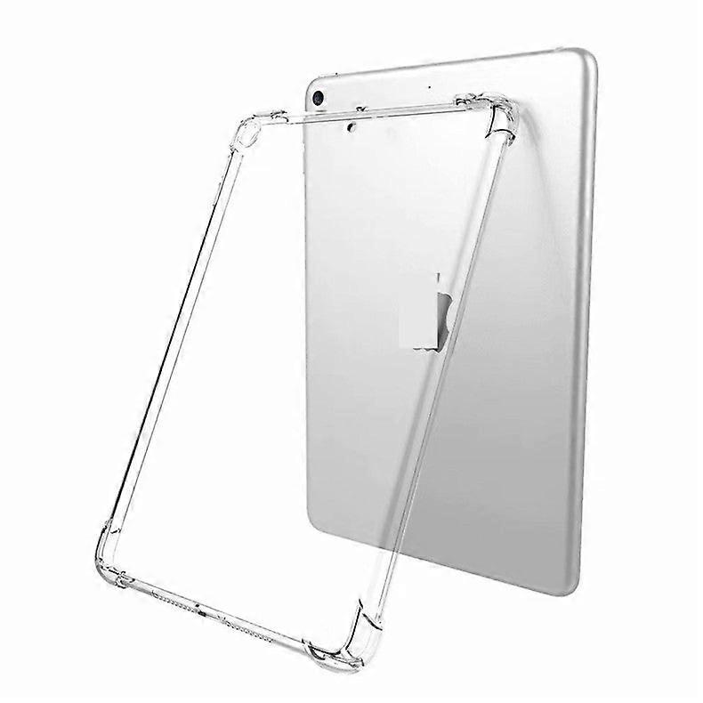 Capa elegante para iPad antigo de 234 polegadas, transparente, com airbag, em silicone macio.