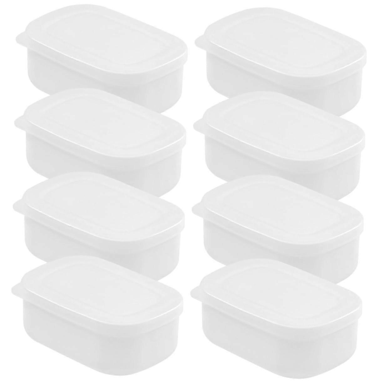 8Pcs Airtight Food Storage Containers with Lids for Rice Vegetables Snacks Meal Prep Organizer Set