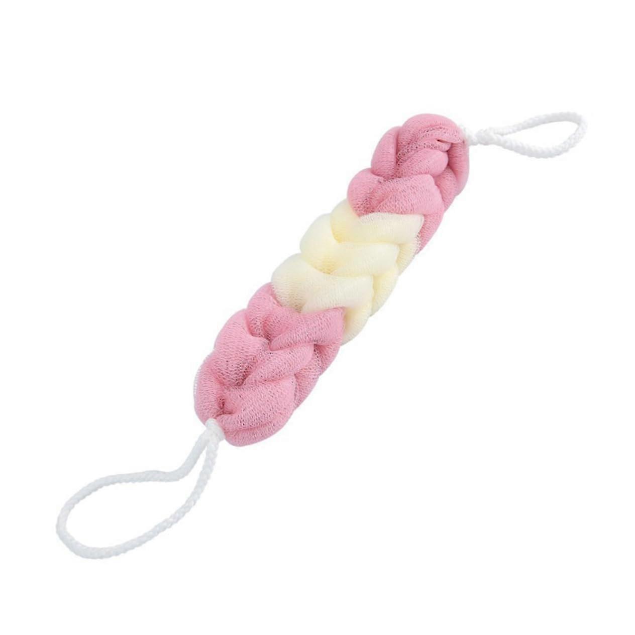 Bath Body Scrubber 3pcs Set Exfoliating Back Scrubber with Long Handle for Deep Cleansing