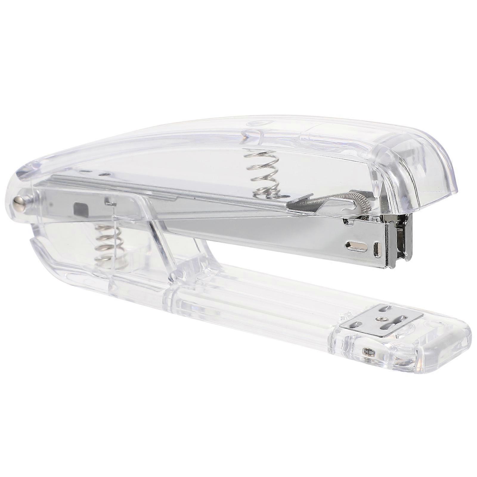 Transparent Stapler Plastic Binding Machine for Stapling Use 1 Piece