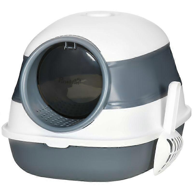 Foldable Cat Litter Tray with Lid, Deodorant and Scoop