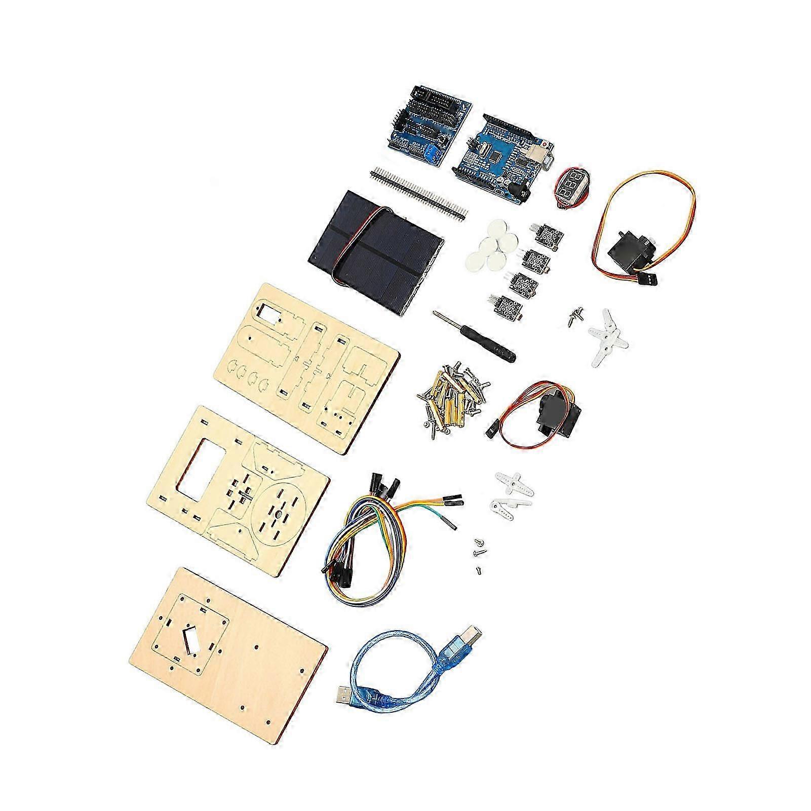 Solar Tracking Kit STEM Learning Educational Smart Solar Tracker System Electronic Kit for Kids 2025