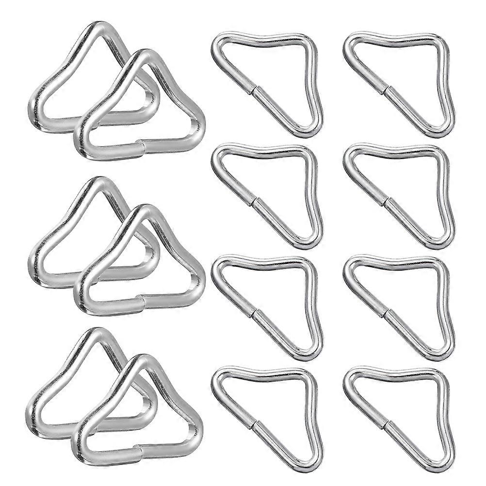 Professional Trampoline Buckles with 25Pcs Metal Triangle Buckles