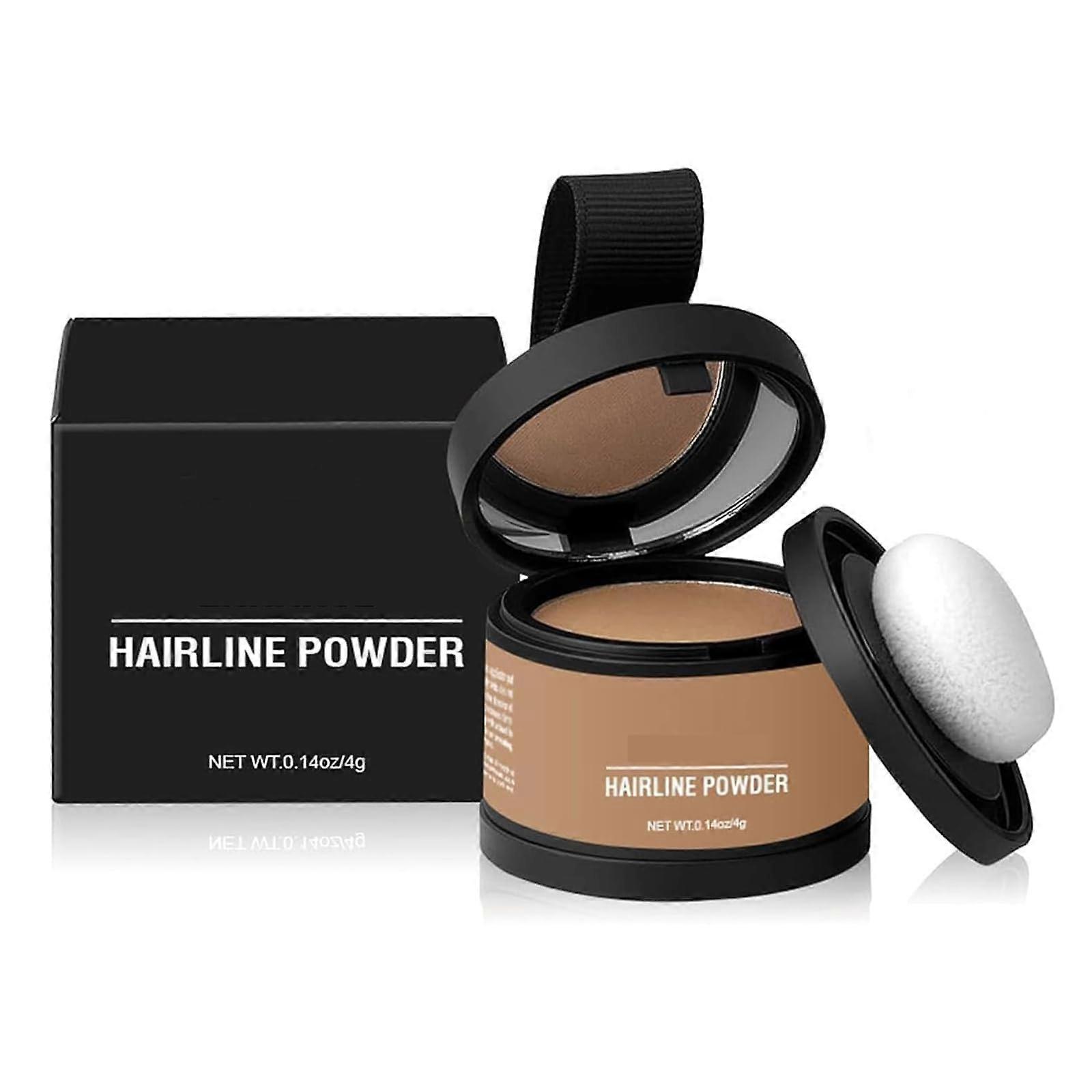 Root Touch Up Powder Dark Blonde with Instant Coverage, Waterproof Hairline Concealer Compact