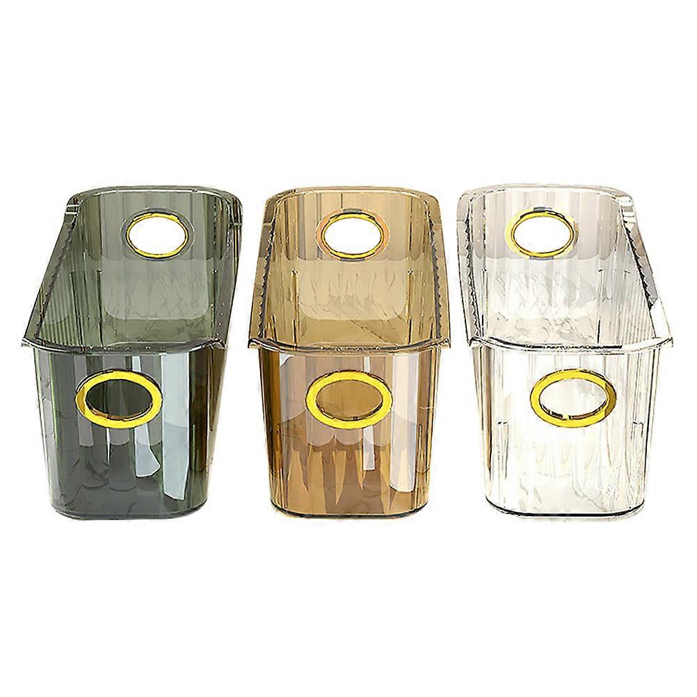 3pcs Desktop Organizing Box Toiletry Holder Cosmetic Storage Basket