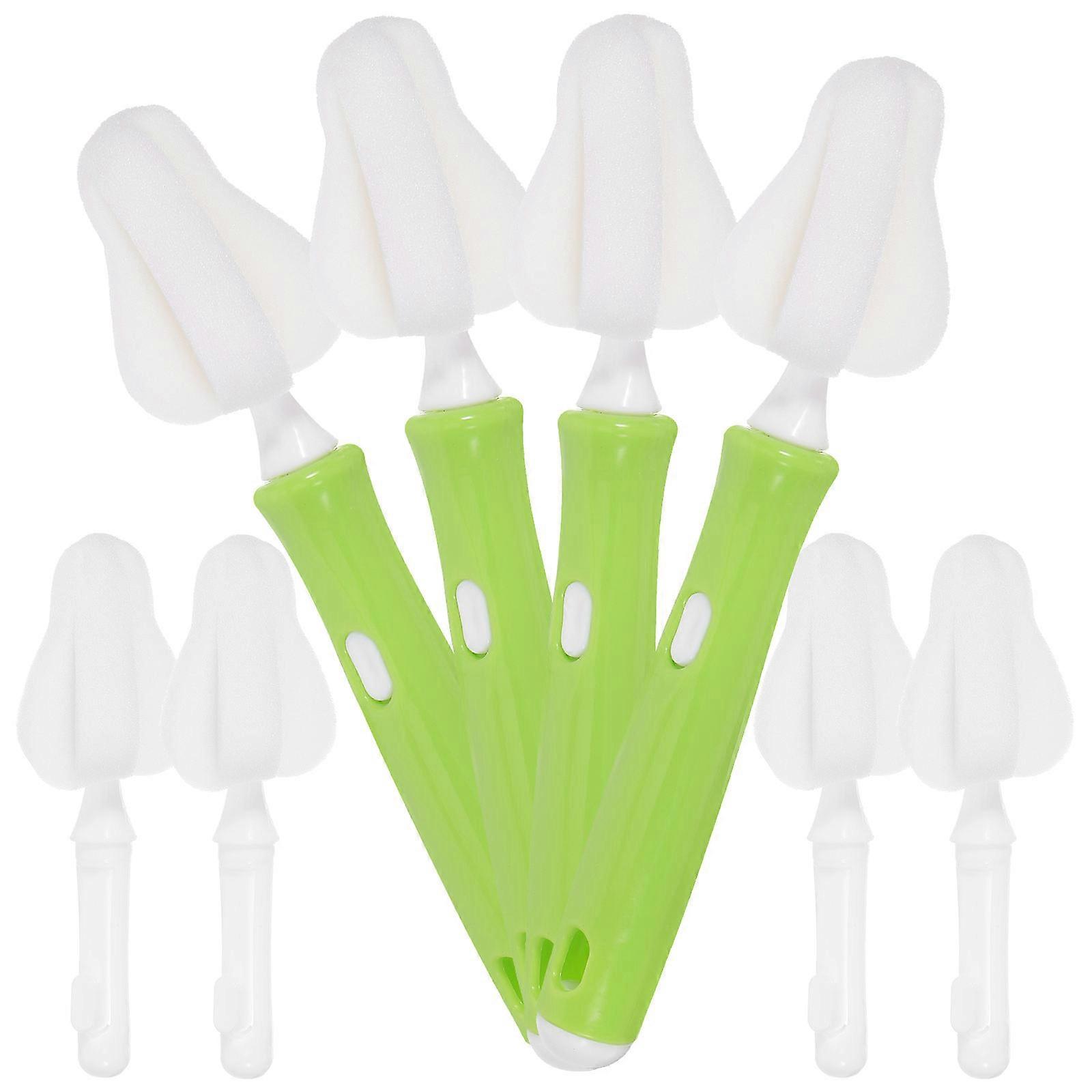 Pacifier Cleaning Brush Detachable Milk Bottle Brush 5Sets Replacement